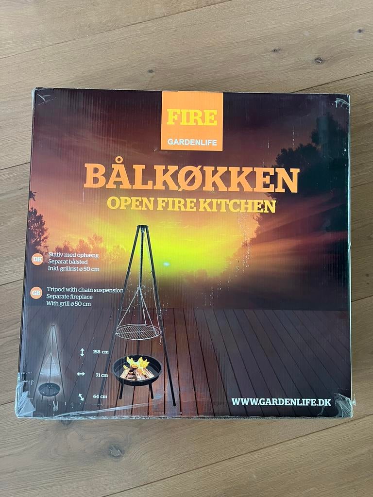 Vuurschaal driepoot BBQ, Tuin en Terras, Houtskoolbarbecues, Ophalen, Nieuw