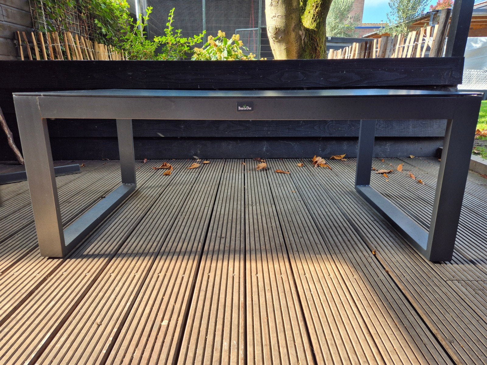 Tuin (salon) tafel Bois Le Duc, Ophalen, Gebruikt, Rechthoekig, Aluminium