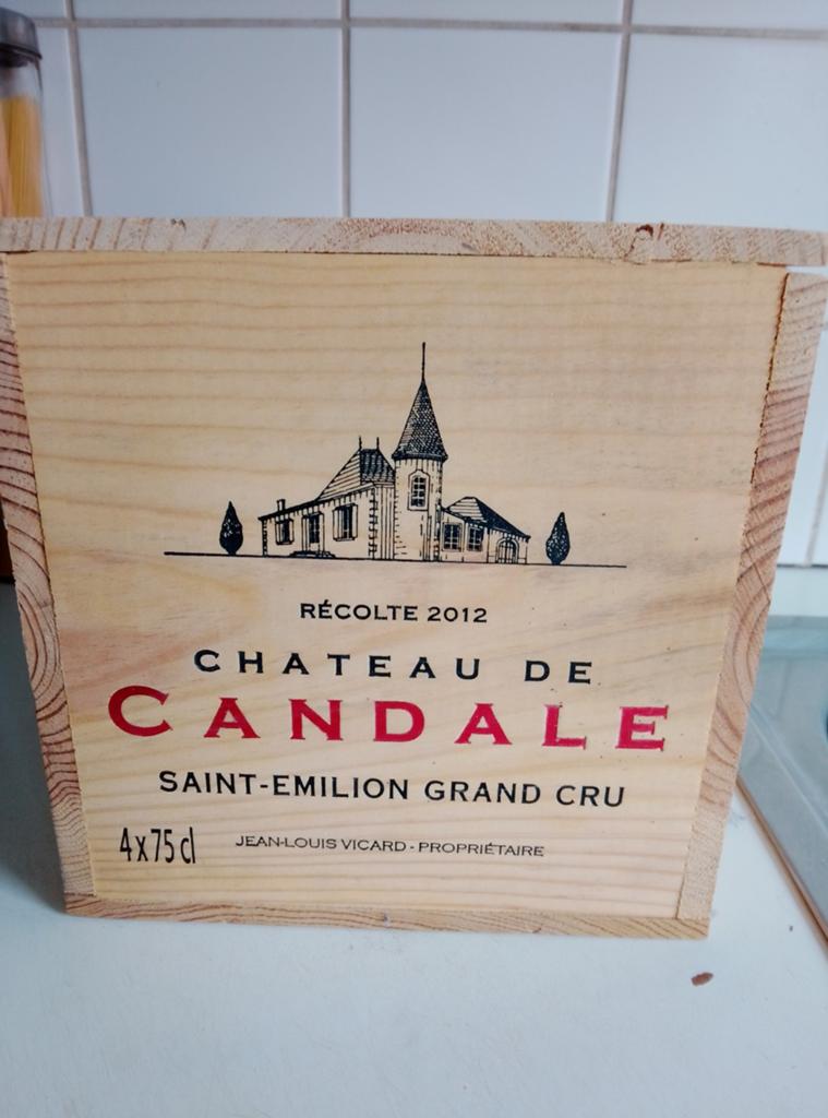 Chateau de Candale Saint-Emilion Grand Cru 2012, Verzamelen, Wijnen, Ophalen, Gebruikt, Frankrijk, Rode wijn