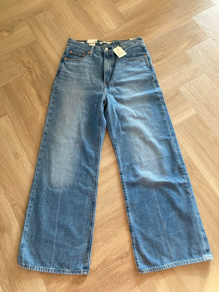 Levi's Ribcage Wide Leg Jeans Maat 29-30 Nieuw, Ophalen, Nieuw, Blauw, W28 - W29 (confectie 36)