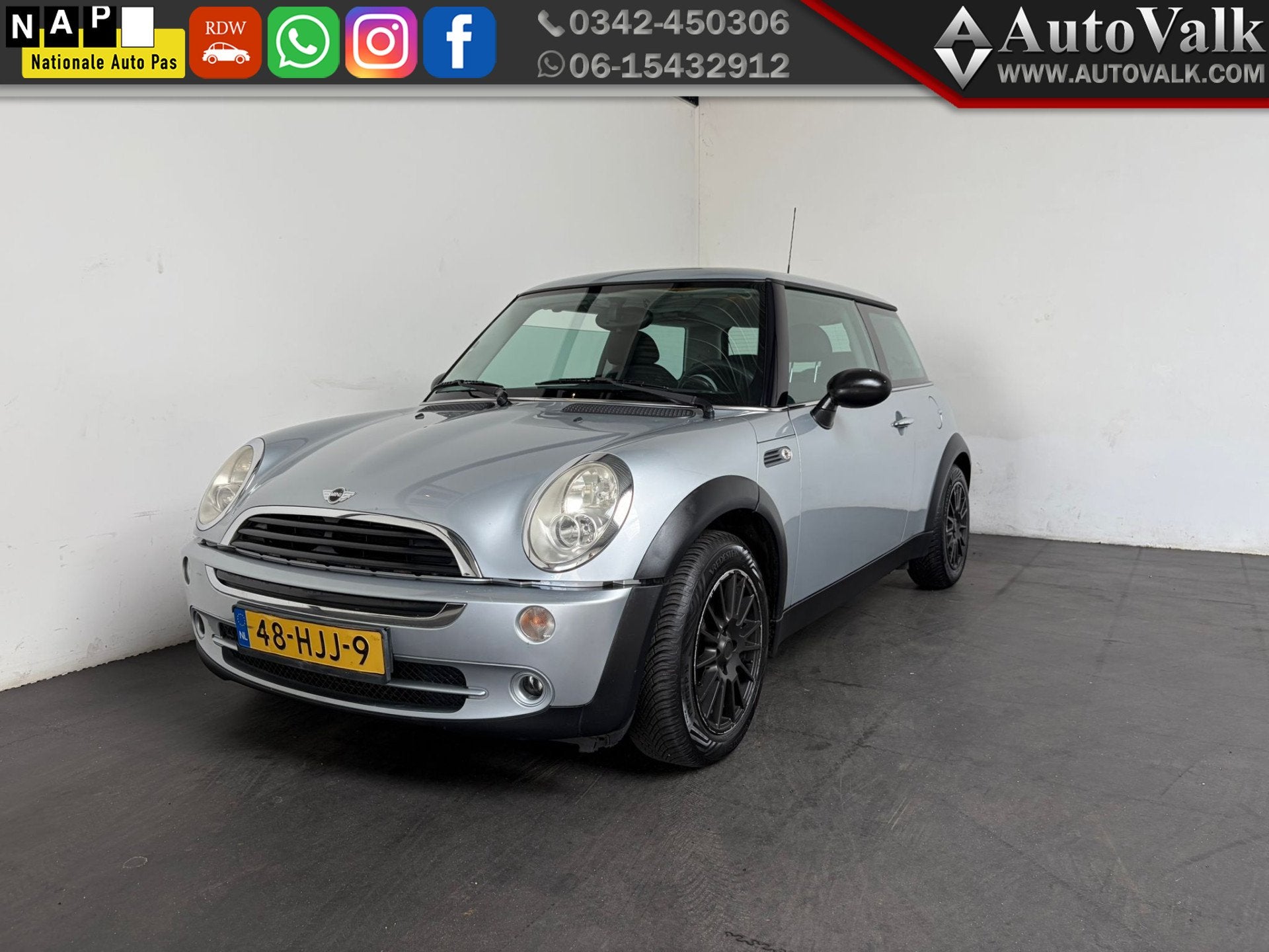 MINI 3-deurs 1.6 One Salt. Airco! (bj 2004), Auto's, Voorwielaandrijving, 15 km/l, Gebruikt, 4 cilinders