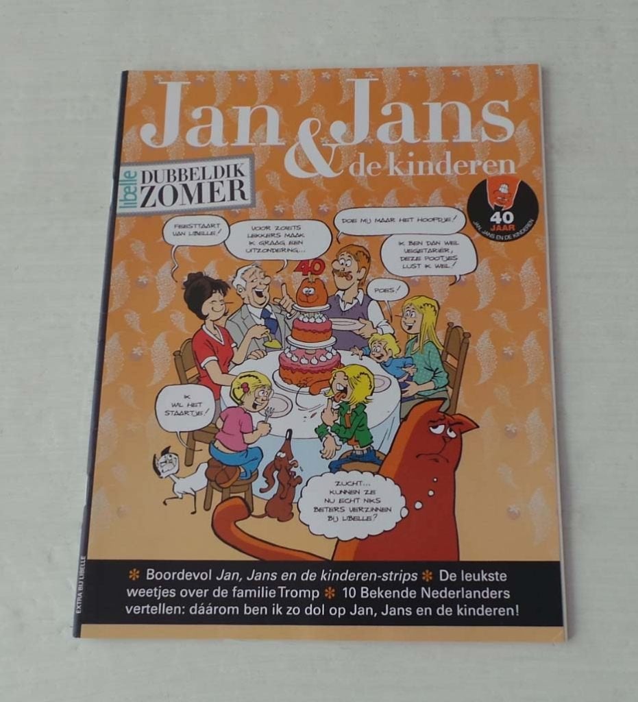 40 jaar Jan Jans en de kinderen, Eén stripboek, Ophalen of Verzenden, Zo goed als nieuw, Jan Kruis