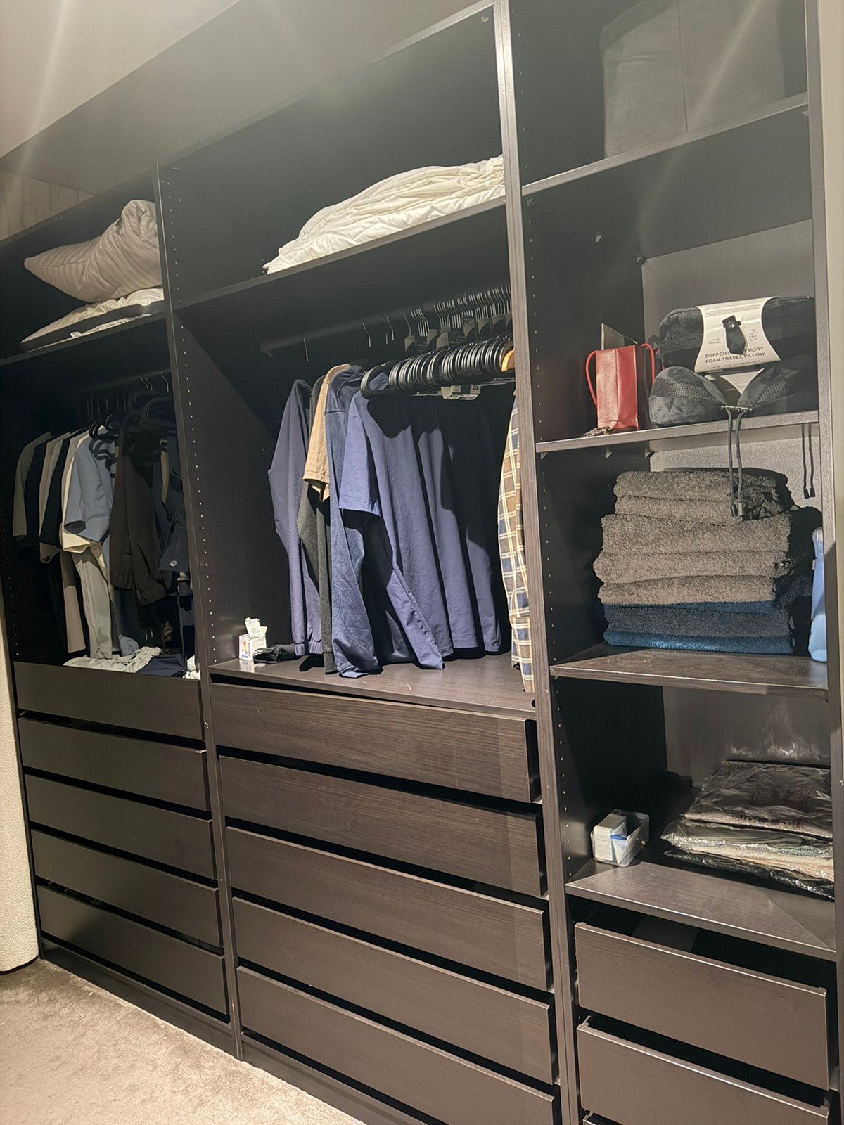 IKEA PAXKASTEN DONKERBRUIN!, Huis en Inrichting, Ophalen, Met lade(s), 200 cm of meer, 50 tot 100 cm