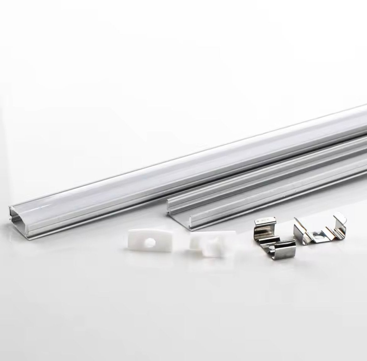 Aluminium LED profiel 50cm met melkwitte cover (30 stuks), Verzenden, Nieuw, Overige typen