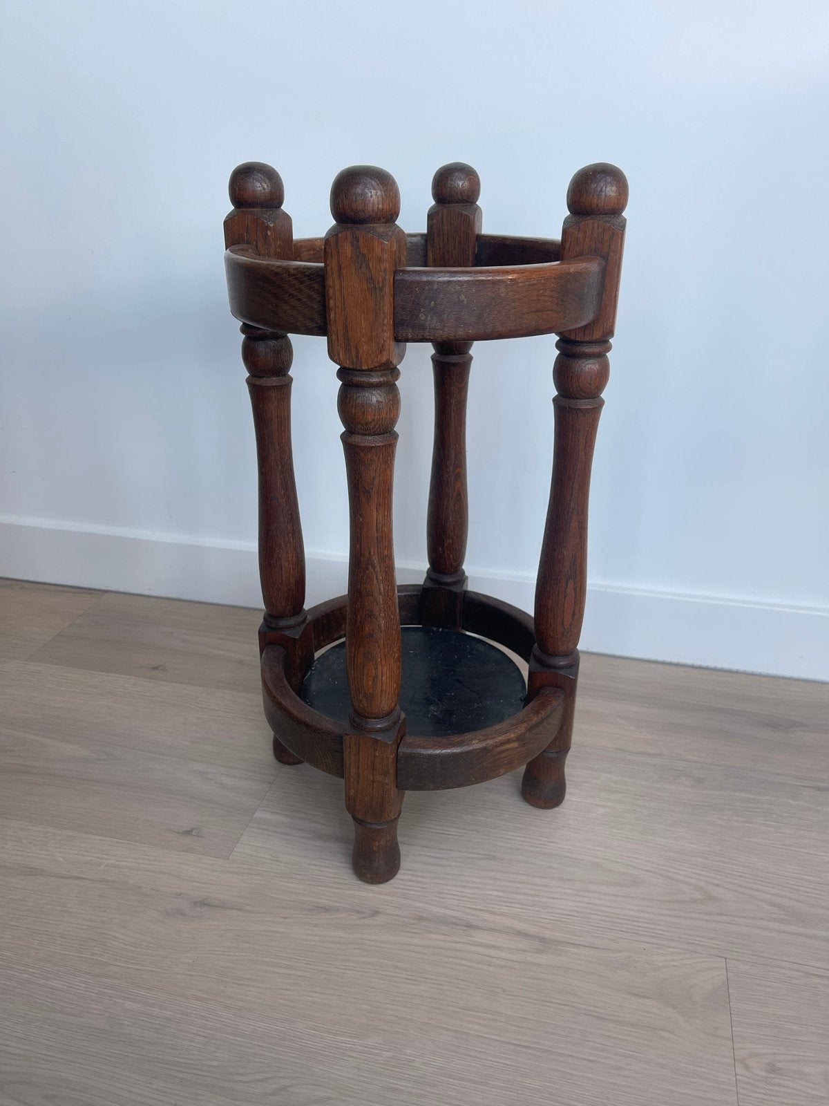 Vintage houten paraplubak, Antiek en Kunst, Ophalen of Verzenden