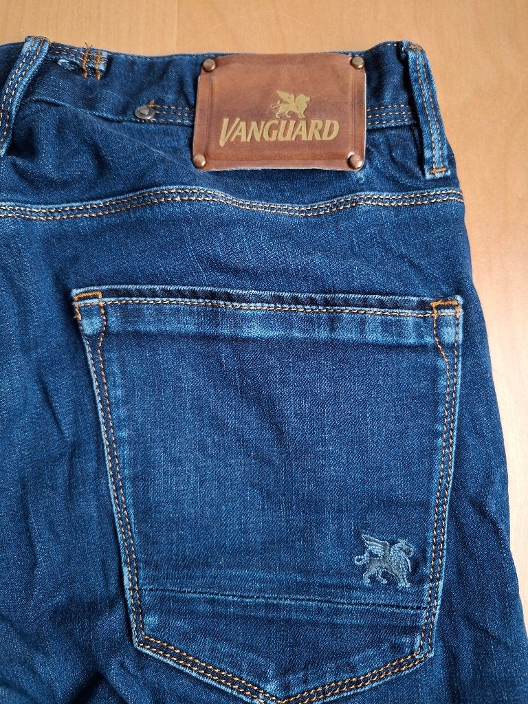 spijkerbroek, Kleding | Heren, Blauw, Ophalen of Verzenden, Zo goed als nieuw, Vanguard