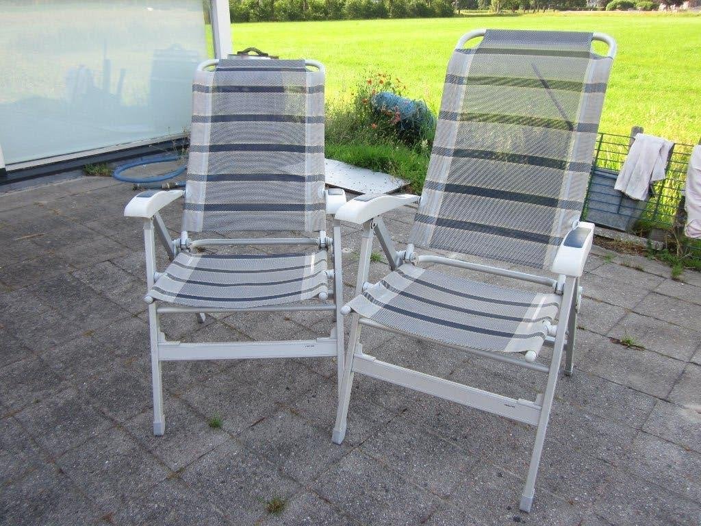 tuinstoel camping, Caravans en Kamperen, Ophalen, Gebruikt
