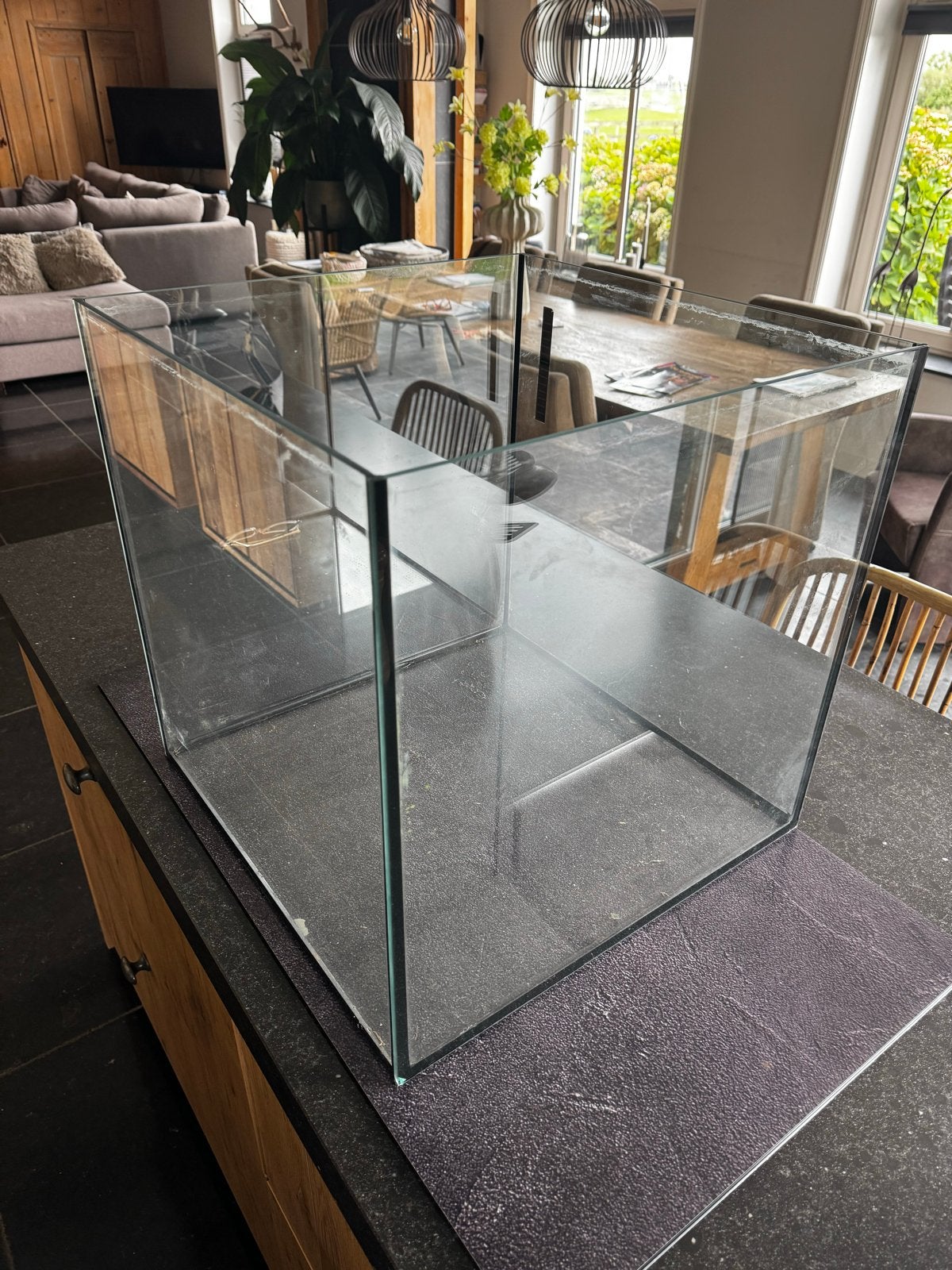 Aquarium 50x50x50, Dieren en Toebehoren, Ophalen, Zo goed als nieuw, Leeg aquarium