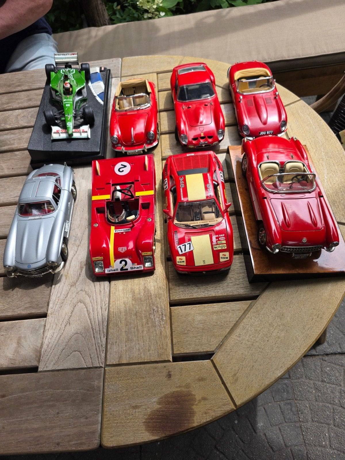 Verzameling van 8 1/18 modelauto's, Ophalen of Verzenden