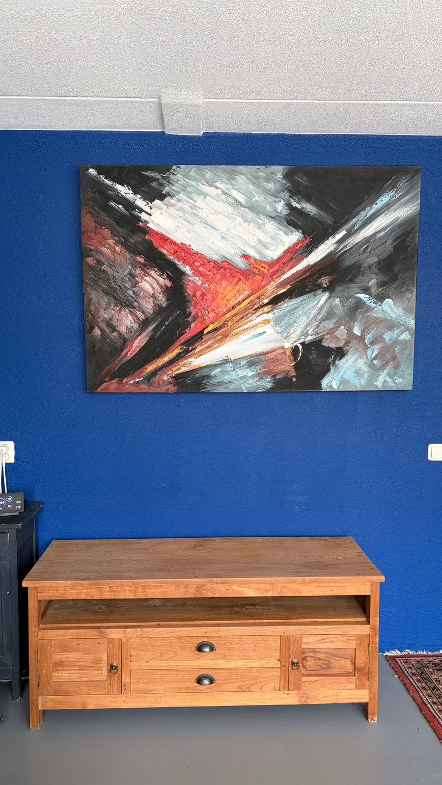 Gratis tv meubel teak, Ophalen, Gebruikt, 100 tot 150 cm, Minder dan 100 cm