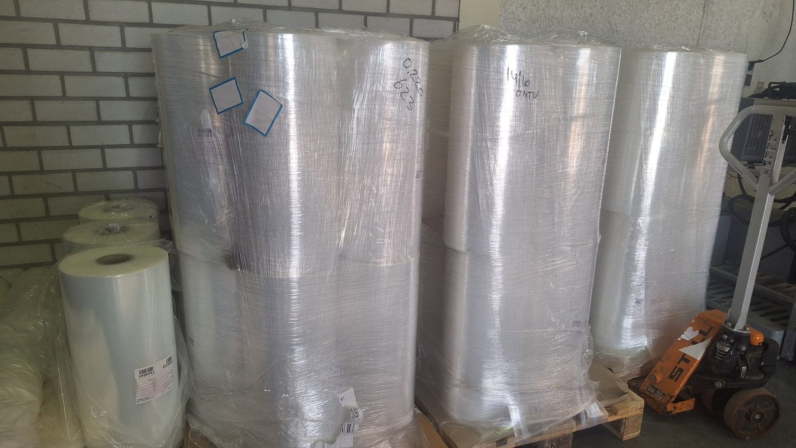 Dikke Industriële Verpakkingsfolie Rol (EK-Flex 220 µm), Ophalen, Zo goed als nieuw, Minder dan 50 watt, Overige typen