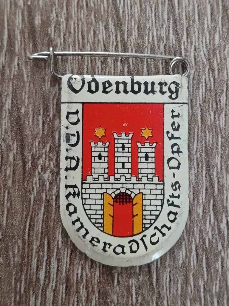 WHW spende 1934 - 1935, Odenburg., Ophalen of Verzenden, Overige soorten, Duitsland, Embleem of Badge