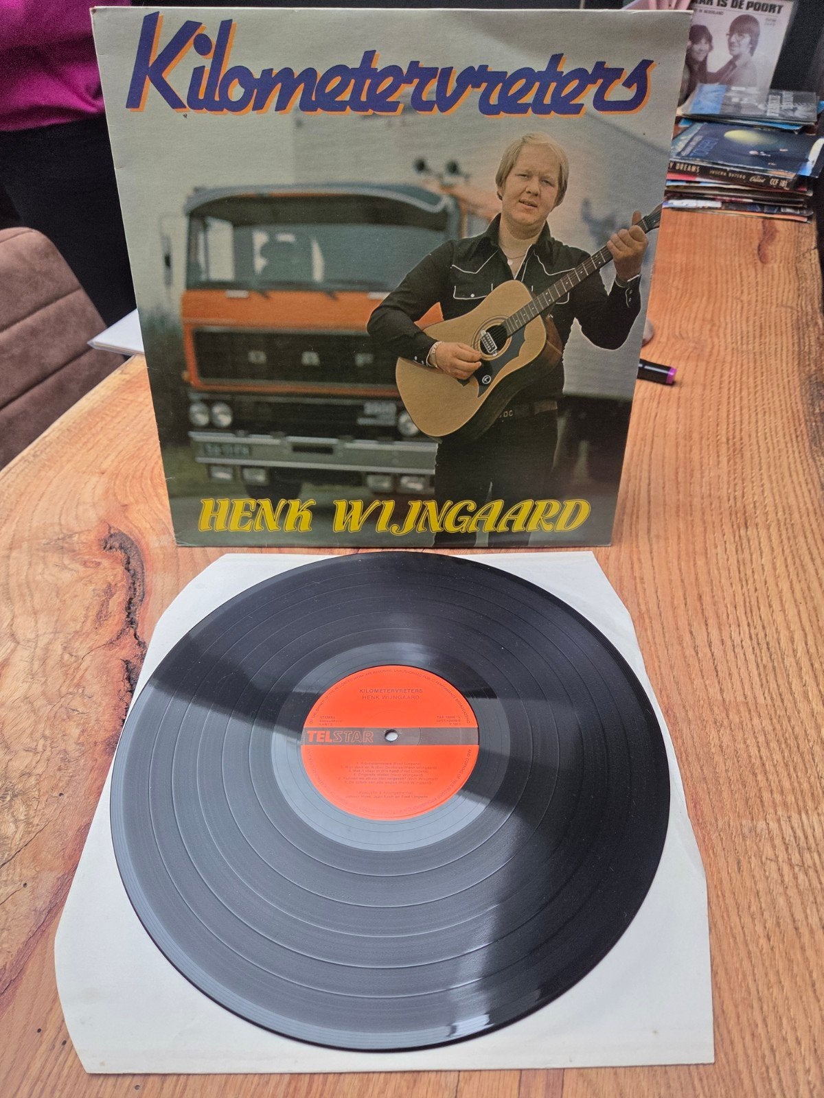 Henk Wijngaard - Kilometervreters LP (Pop, Levenslied), LP, Gebruikt, Ophalen of Verzenden, Pop