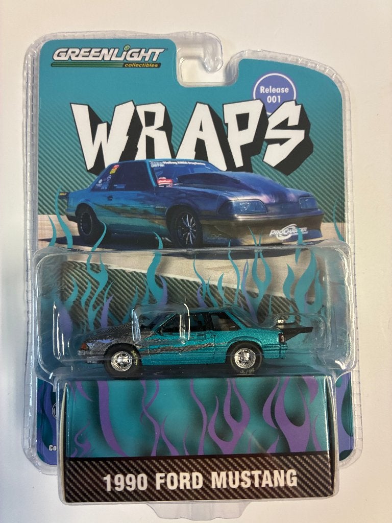 89204: Ford Mustang - 1990 - Greenlight 1:64, Auto, Nieuw, Ophalen of Verzenden, Bachsatztstr. 54 D 72131 Ofterdingen, Germany
