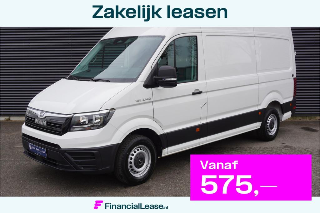 MAN TGE 140pk L3H3 Facelift Apple Carplay Parkeersensoren Cr, Voorwielaandrijving, 4 cilinders, Wit, 11 km/l