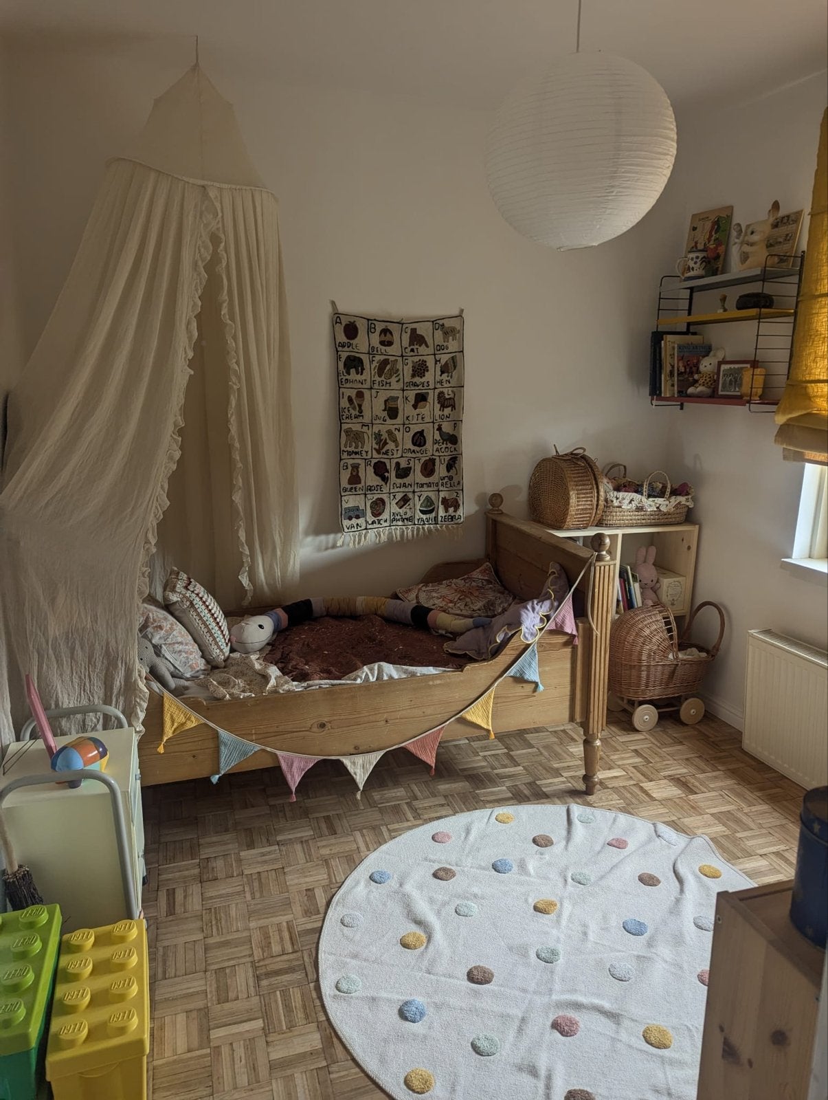Jollein klamboe ruffle ivory vintage 245 cm, Ophalen of Verzenden, Zo goed als nieuw
