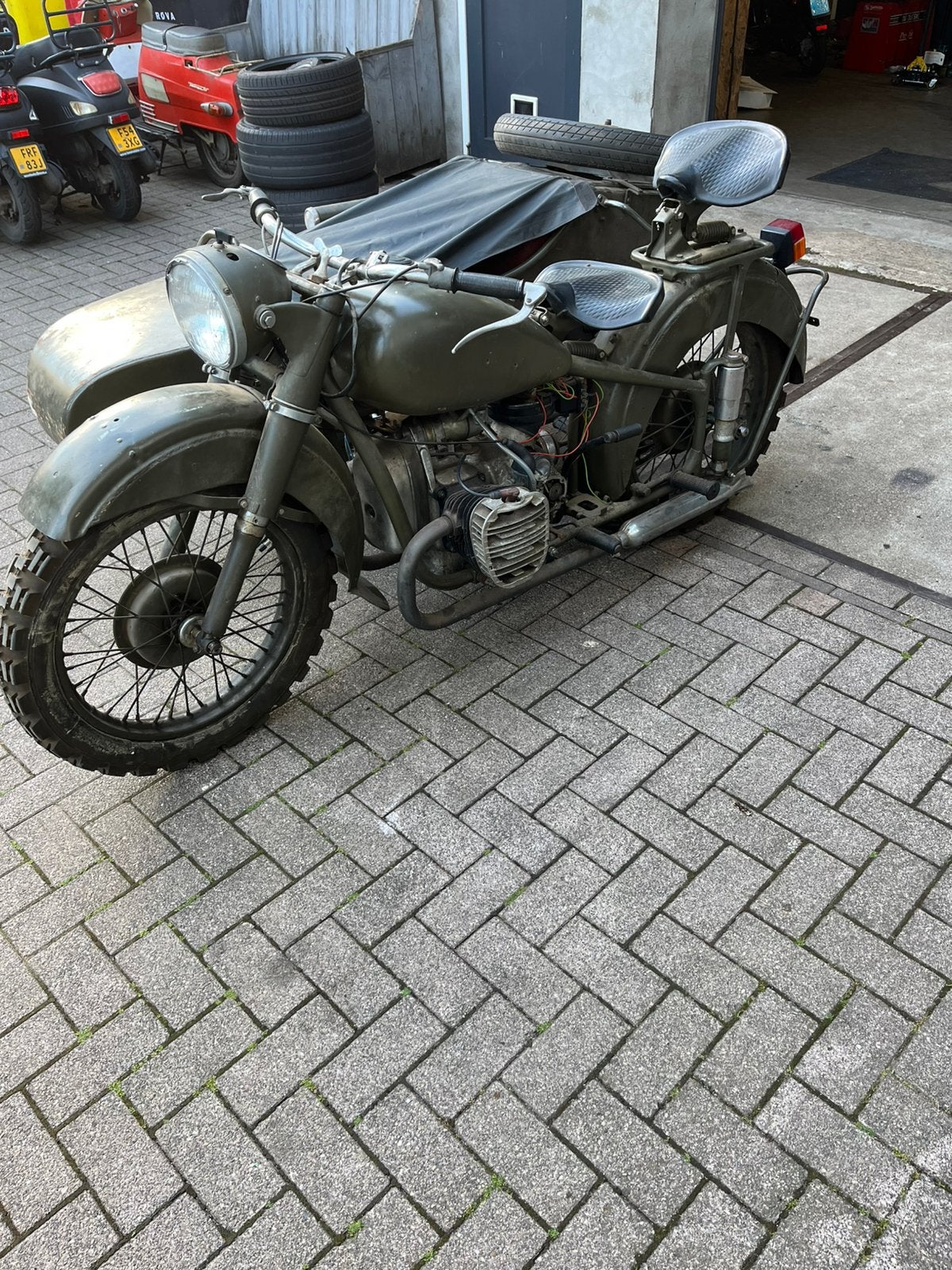 Ural m72 met zijspan, Toermotor