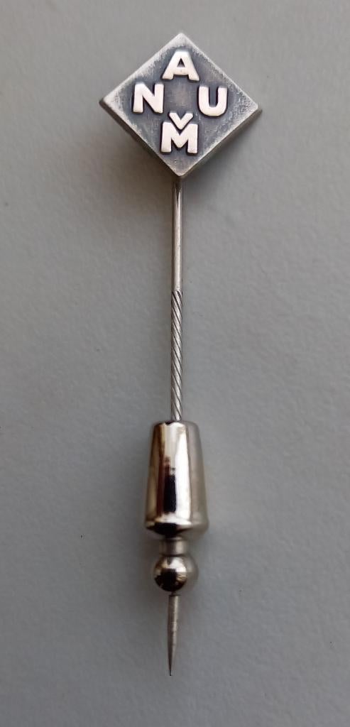 Zilveren reverspeld / speld / pin/  zilver 835, Verzenden, Gebruikt, Overige onderwerpen, Speldje of Pin