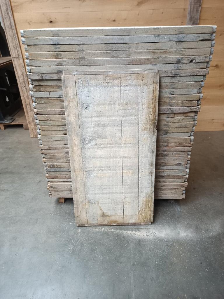 Gebruikte grenen steenschotten 65x124 cm, steenschotten, Doe-het-zelf en Verbouw, Hout en Planken