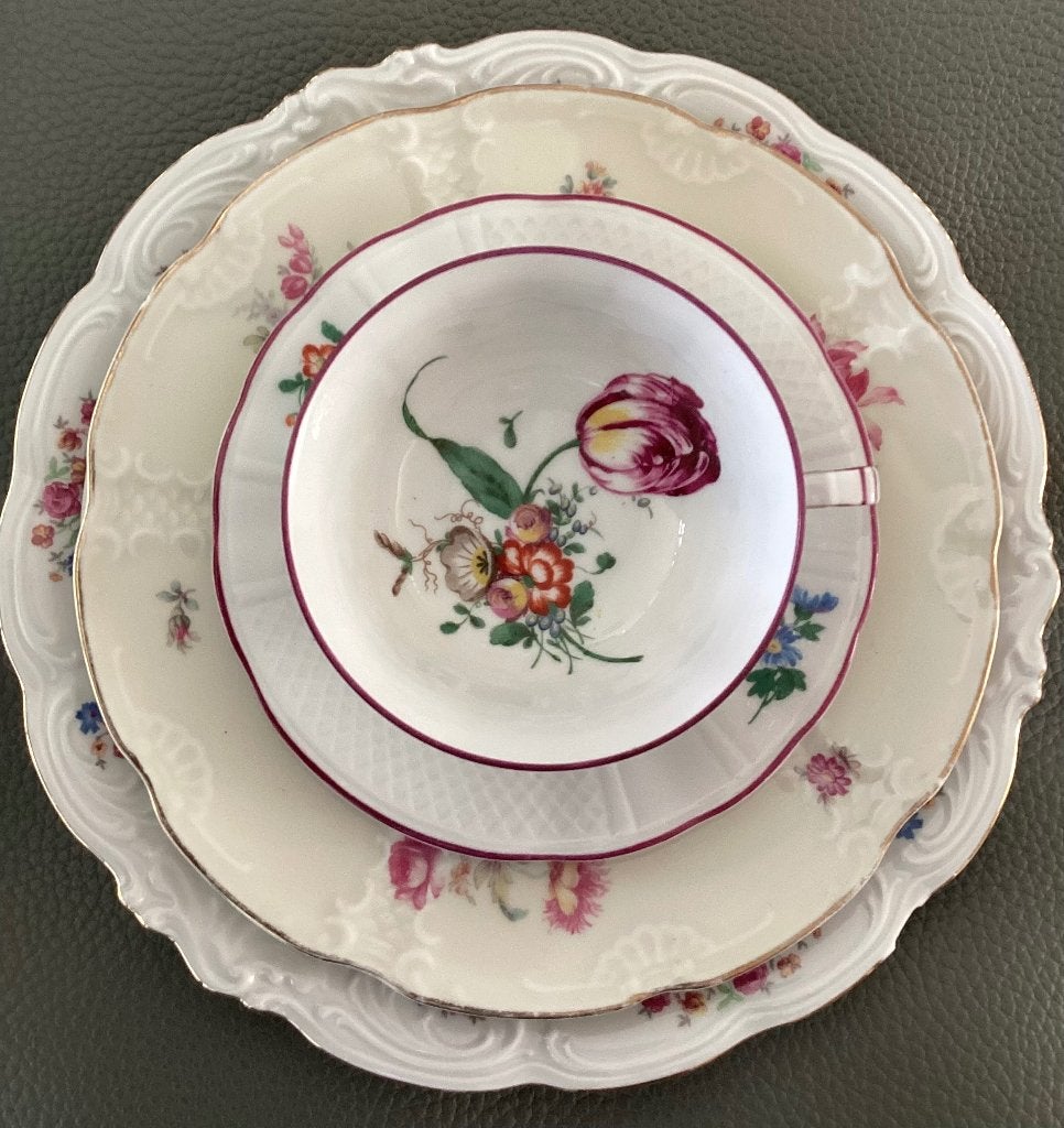 Oma’s servies huren voor High Tea, 10 tot 100 personen, Ophalen