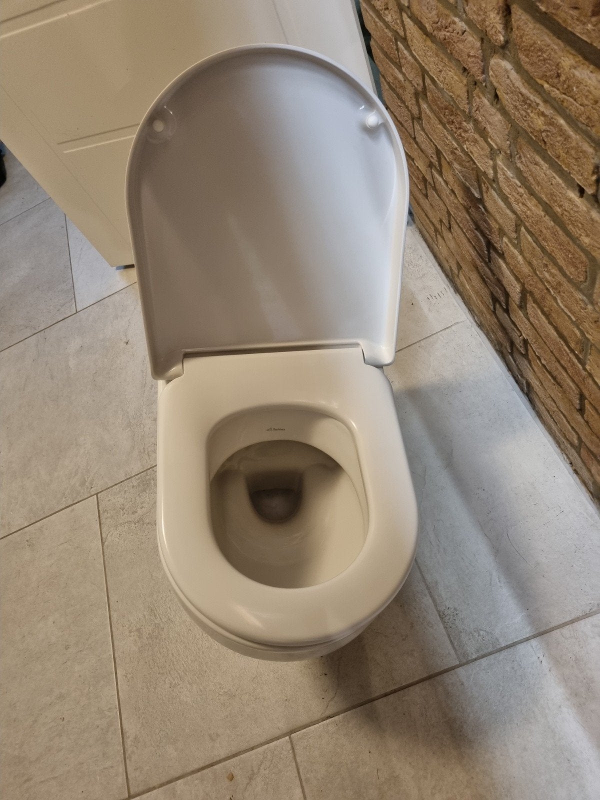 wc pot hangend, Ophalen, Toilet