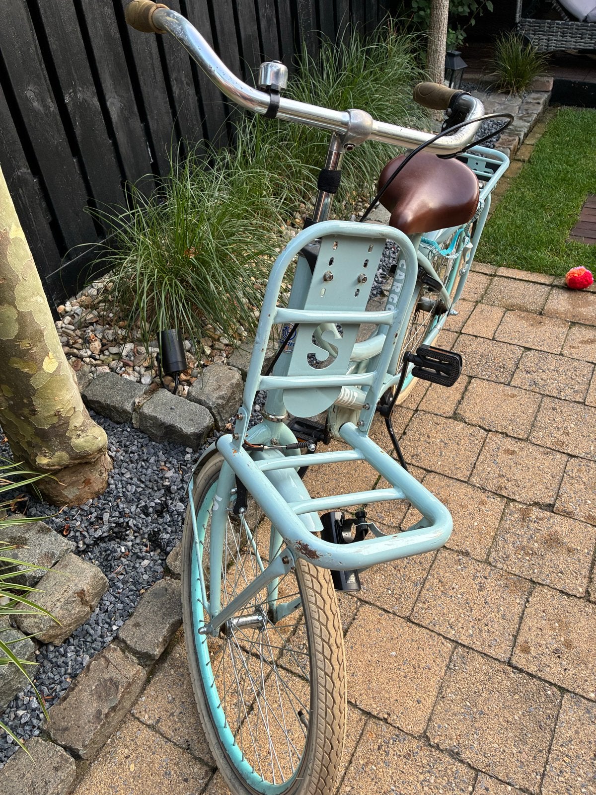 Spirit transportfiets 24 inch met voordrager, Ophalen, Velgrem, Handrem, Gebruikt