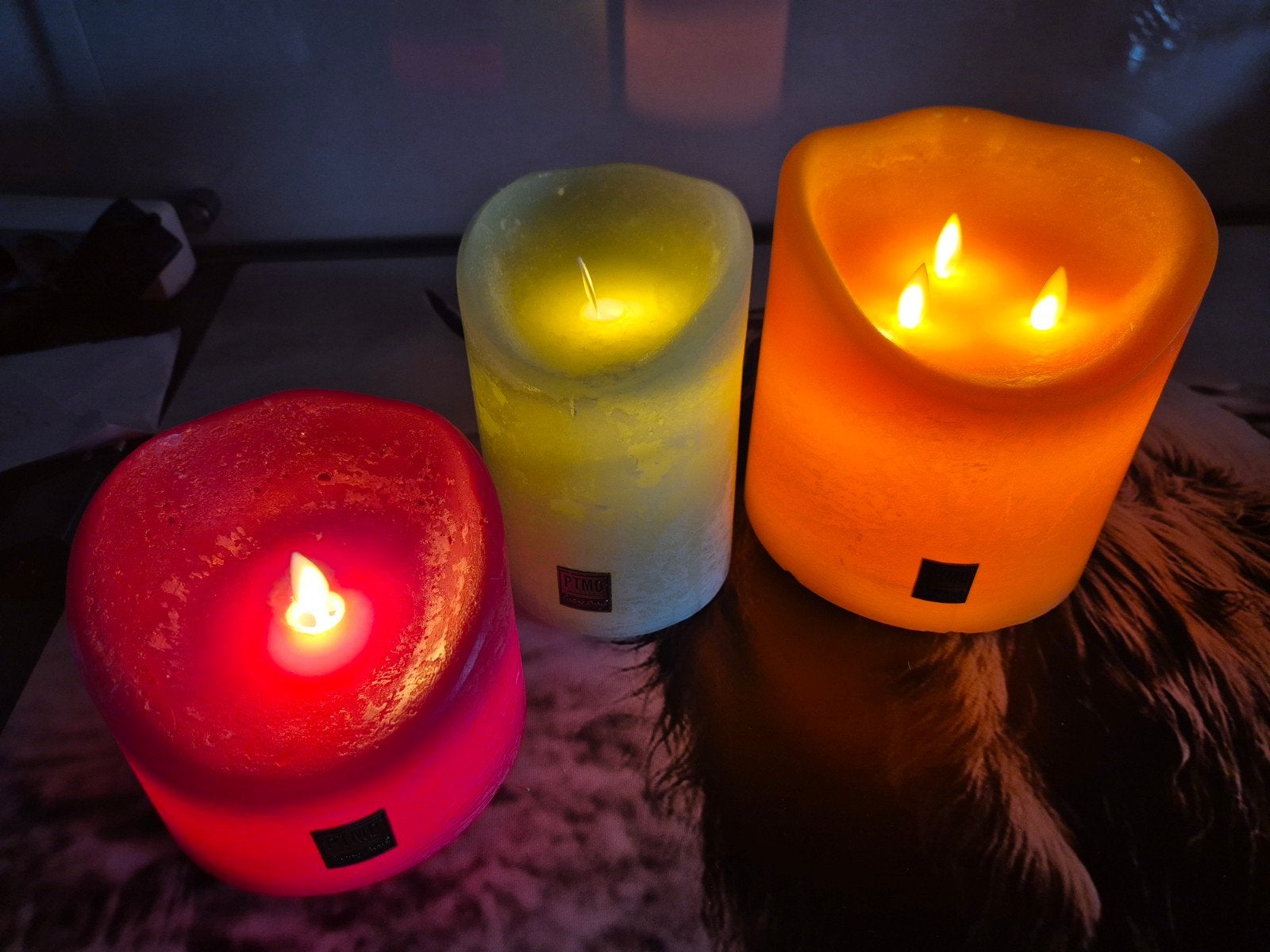 PTMD Led kaarsen., Ophalen of Verzenden, Nieuw, Rond, Minder dan 50 cm