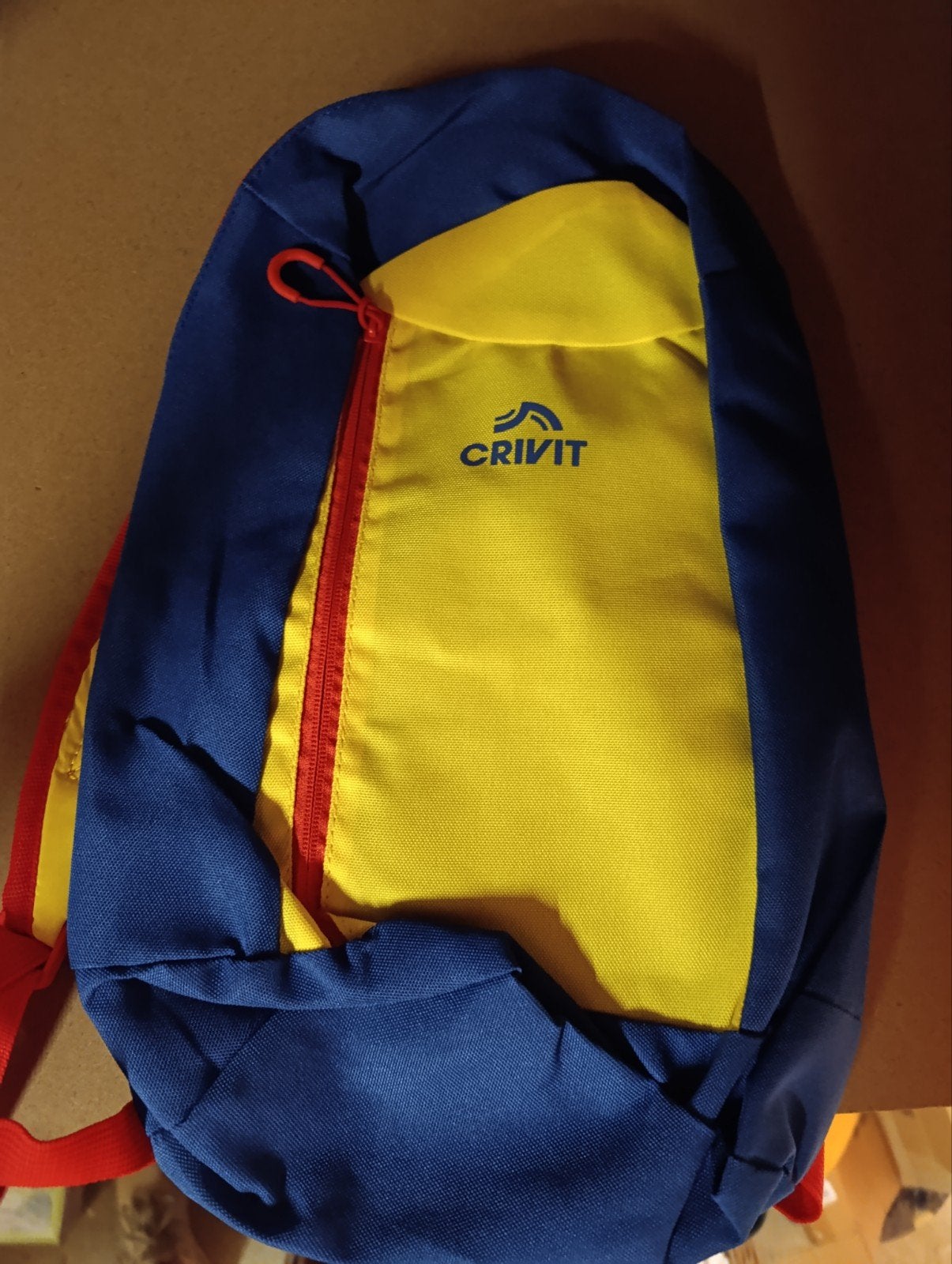 Crivit Basic Mini Rugzak - Blauw/Geel, Ophalen of Verzenden, Nieuw, 25 tot 40 cm, Overige merken