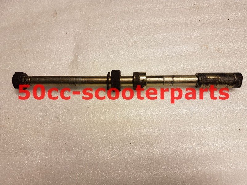 Voorwielas Derbi Hunter 00G01201271 Gebruikt, Ophalen of Verzenden