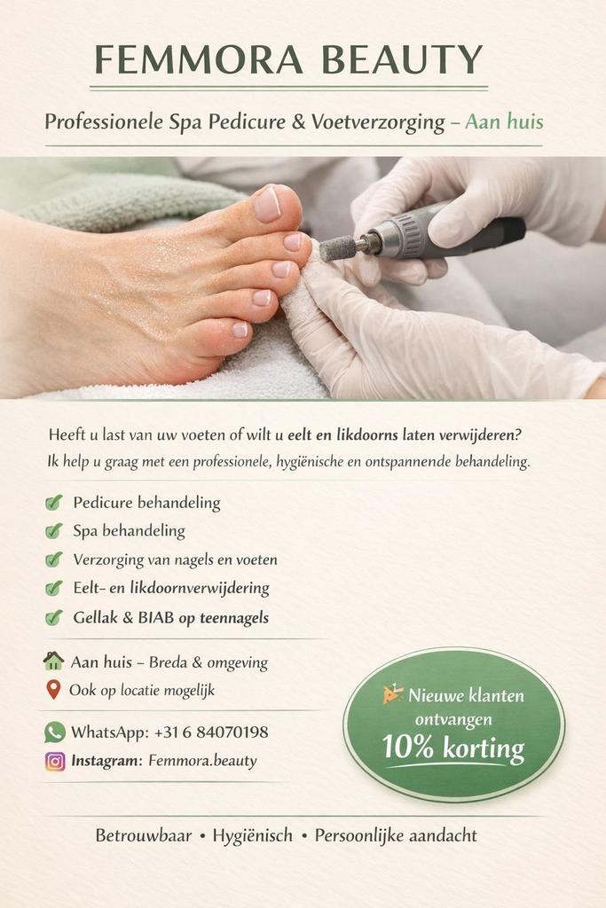 Spa pedicure en andere behandelingen, Ophalen of Verzenden