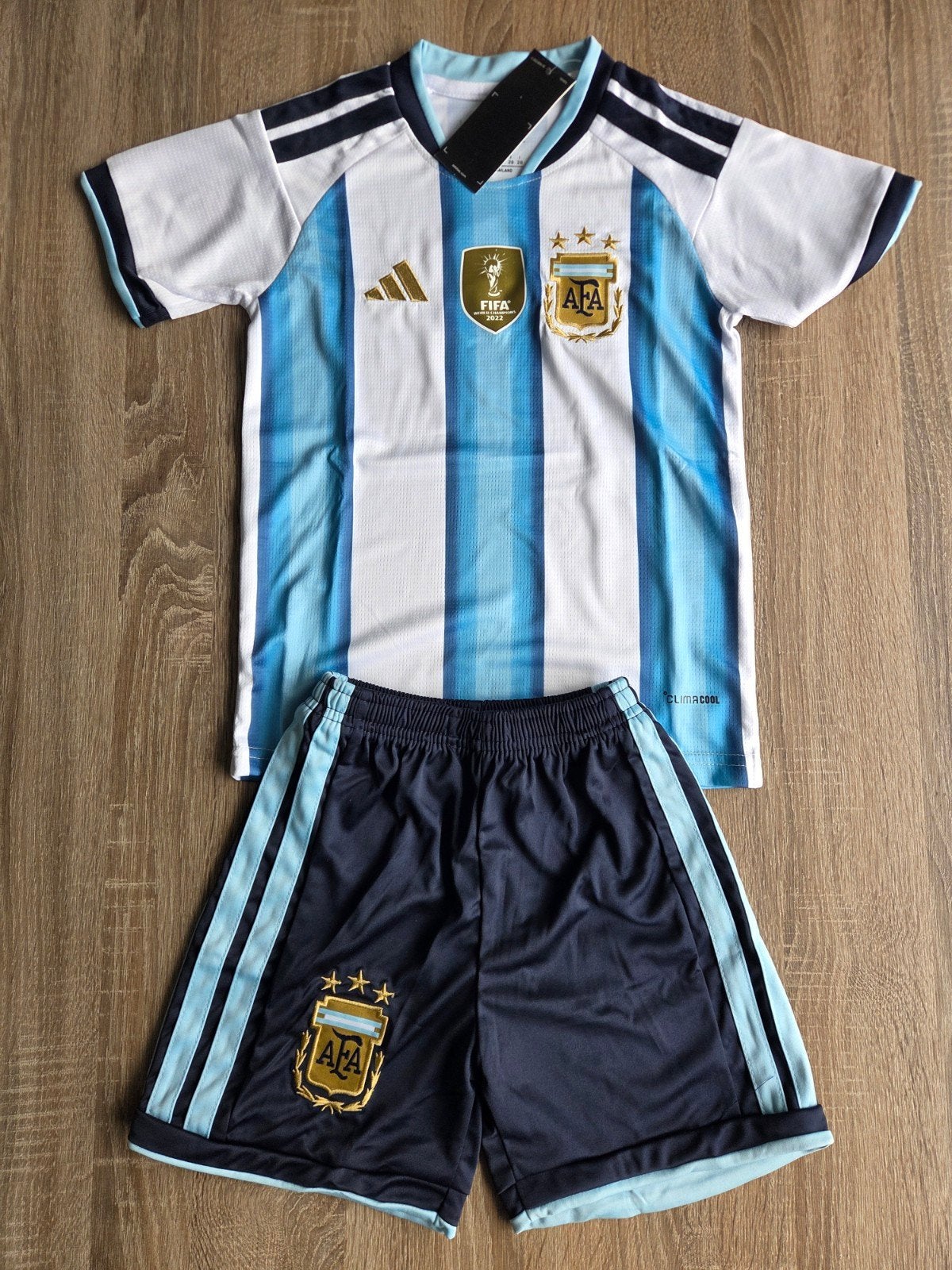 Argentinië WK 2026 tenue maat 116-122, Sport en Fitness, Voetbal, Maat XS of kleiner, Ophalen of Verzenden, Nieuw, Set