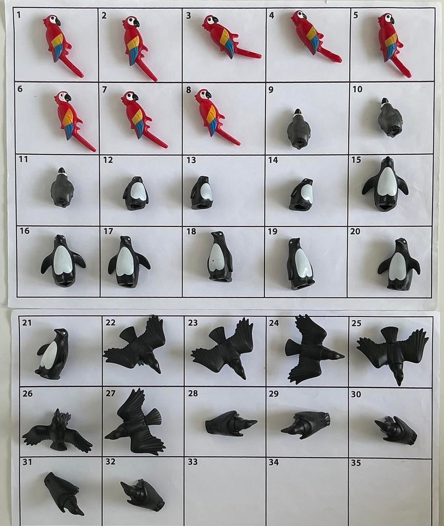Playmobil vogels (B), Ophalen of Verzenden, Gebruikt, Los playmobil