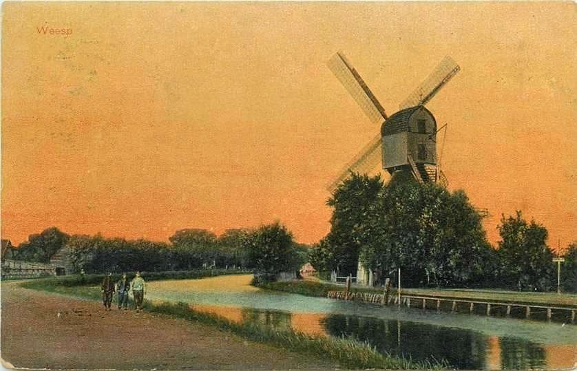 300-194-019 Weesp, Verzenden, Voor 1920, Noord-Holland