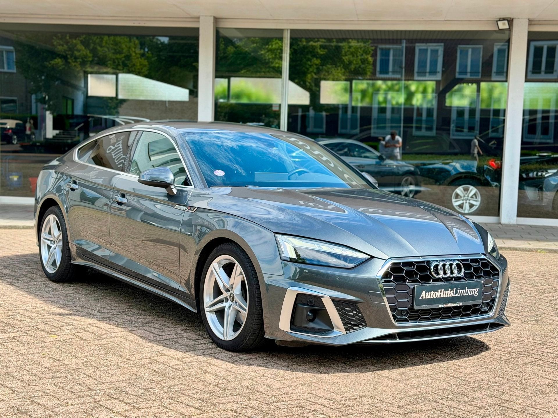 Audi A5 Sportback 35 TFSI S edition|S Line 3X|Leer|Camera|Ca, Auto's, Voorwielaandrijving, Dealer onderhouden, Gebruikt, Zwart