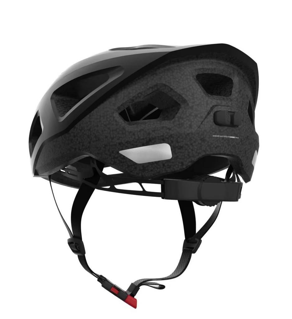Van Rysel zwarte fietshelm, zgan, Ophalen, Zo goed als nieuw, Overige maten, Heer of Dame