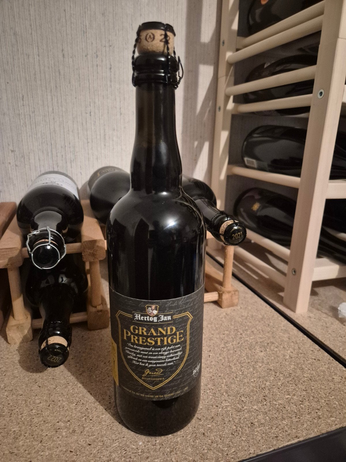 Hertog Jan Grand Prestige 2022 75cl, Verzamelen, Biermerken, Ophalen of Verzenden, Nieuw, Flesje(s), Hertog Jan