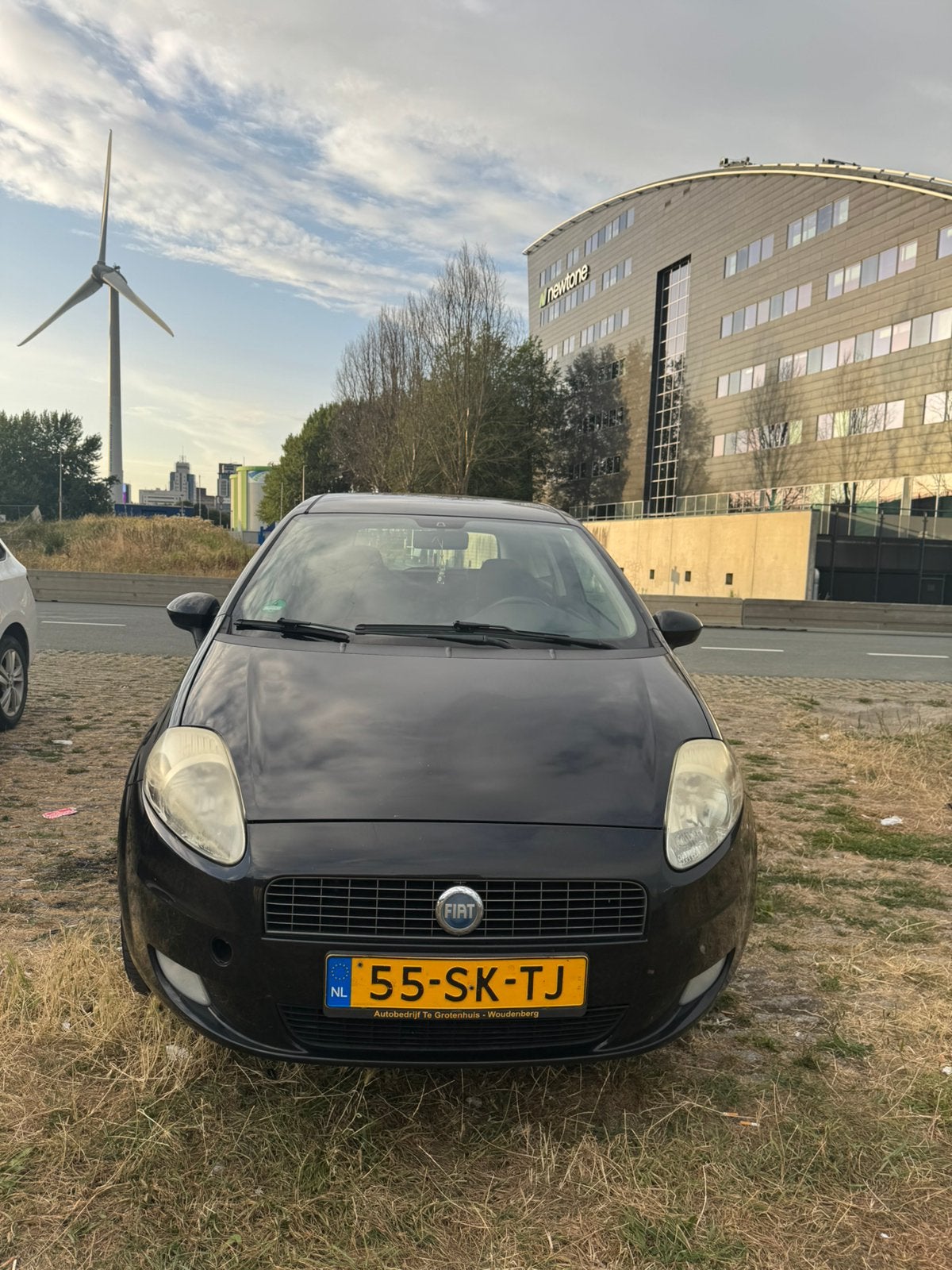 Fiat Punto 1.4 3DR 2006 Zwart, Auto's, Fiat, Voorwielaandrijving, 4 cilinders, Zwart, Origineel Nederlands