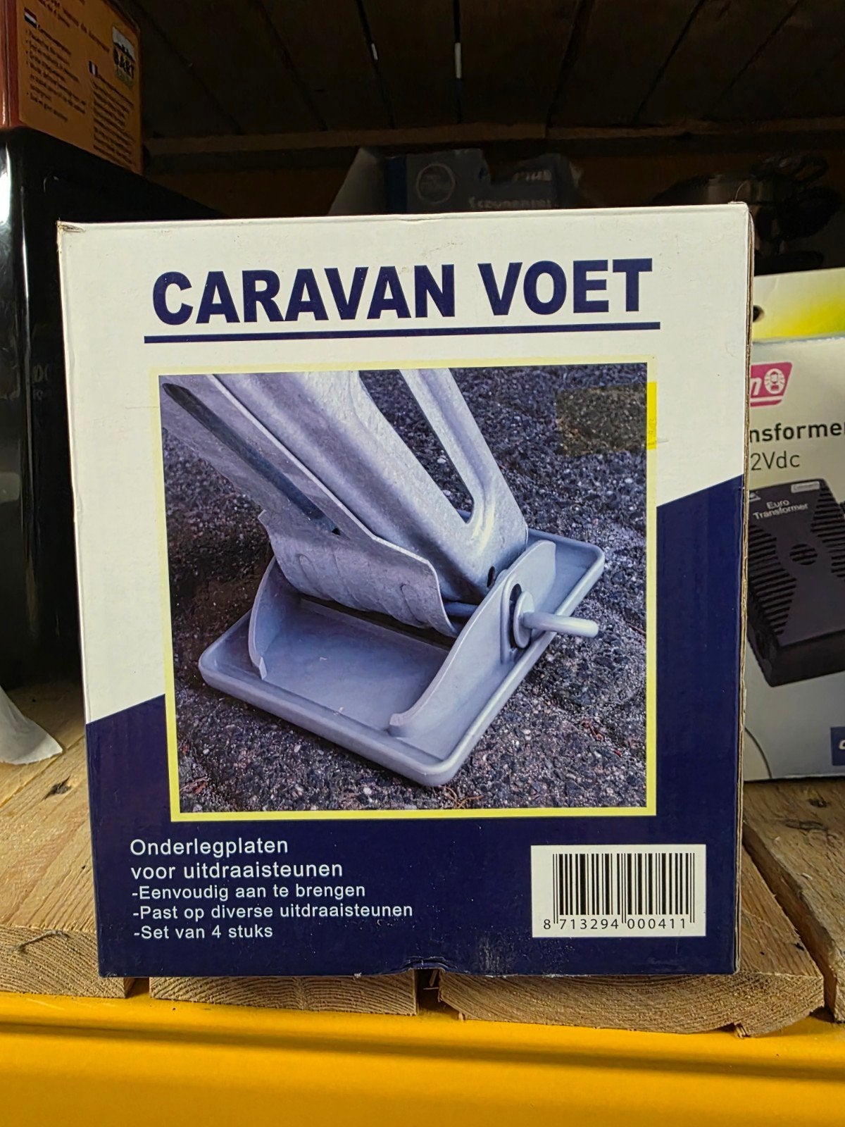 Caravan Voet Onderlegplaten voor uitdraaisteunen (set van 4), Caravans en Kamperen, Caravan accessoires, Ophalen of Verzenden