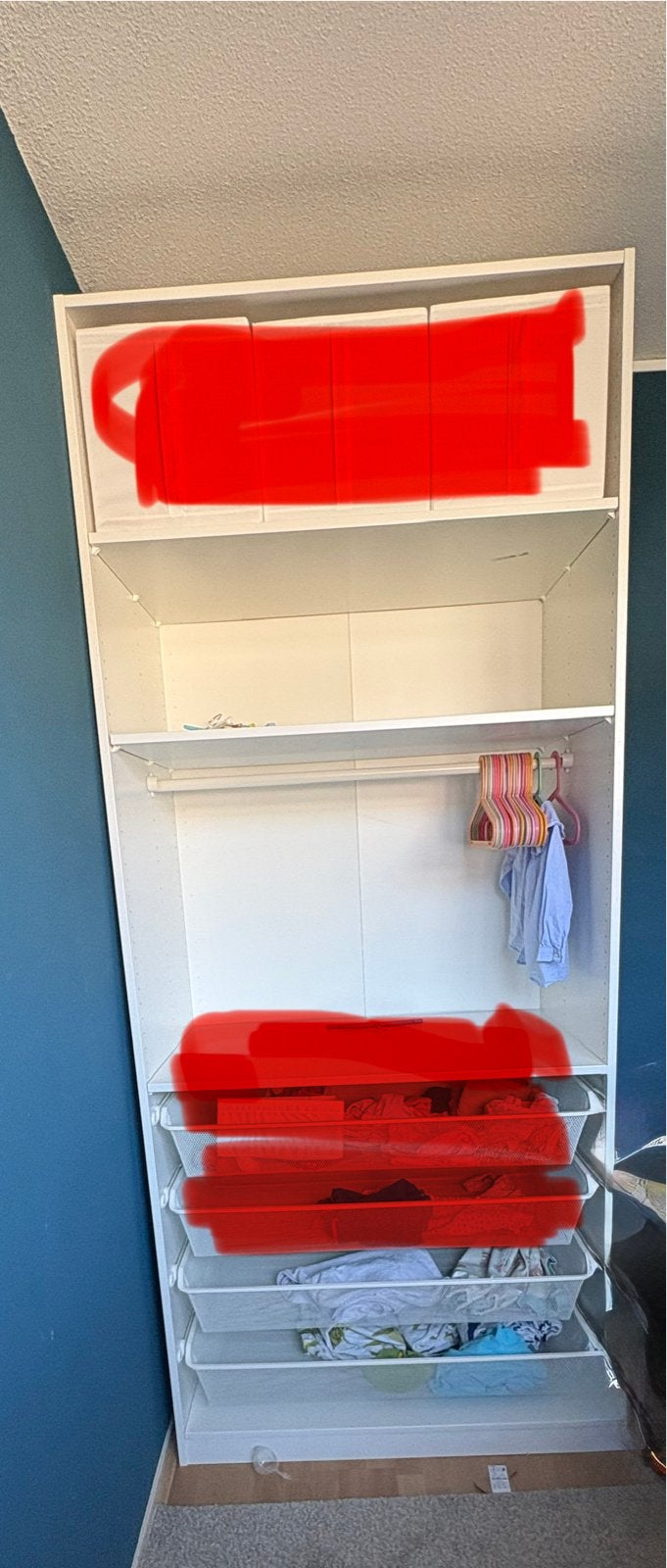 Ikea Pax, Zo goed als nieuw, Overige houtsoorten, 50 tot 75 cm, Met plank(en)