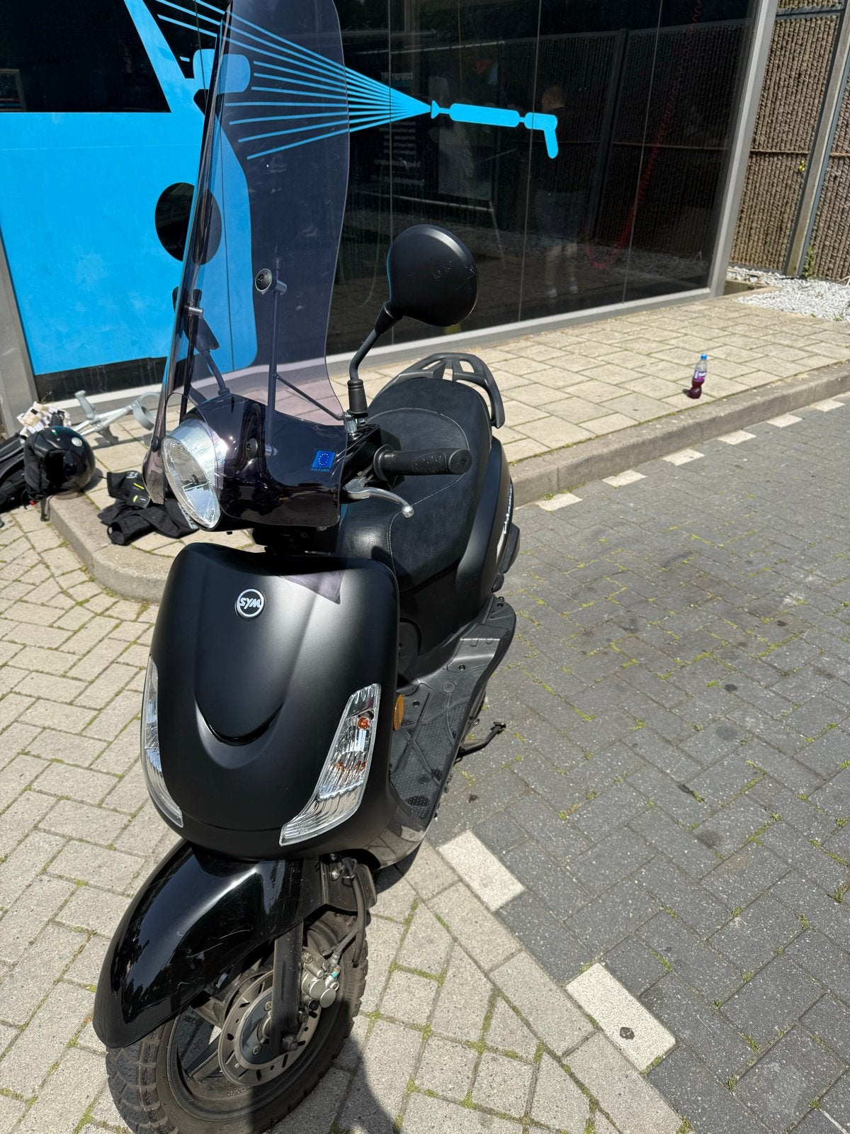 Sym Fiddle 2 uit 2021 - Dealer onderhouden, binnen gestald, Ophalen, Gebruikt, Benzine, Fiddle