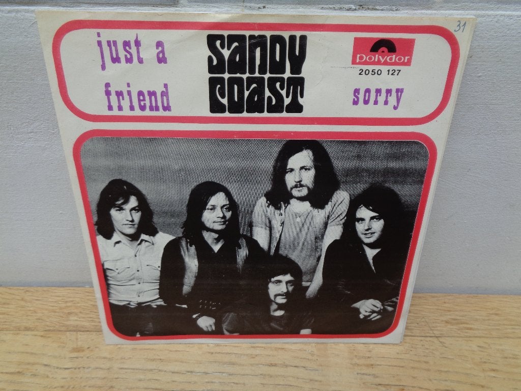 Sandy Coast single "Just a Friend" [België-1971], Gebruikt, Verzenden, 7 inch, Pop