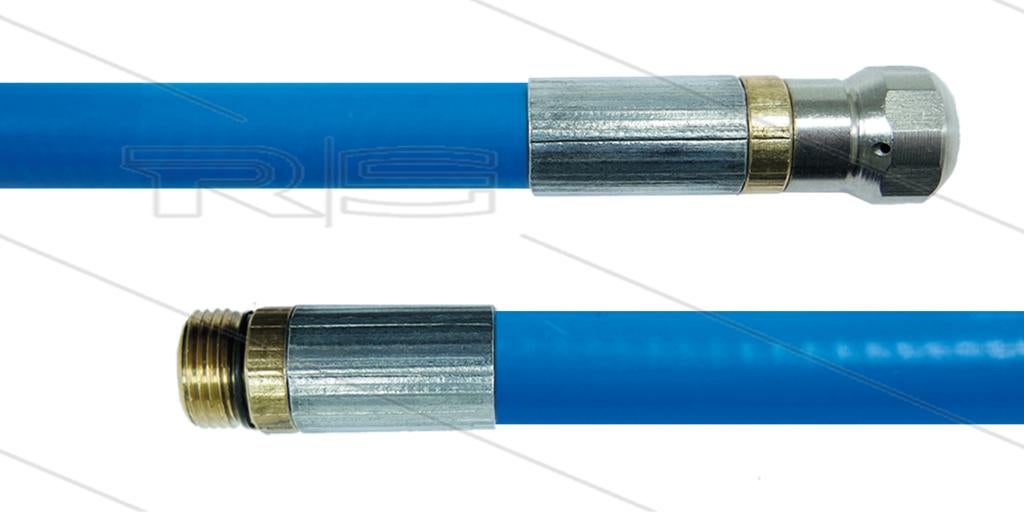 Blauwe Rioolslang 10m met 1/4 inch Nozzle, Verzenden