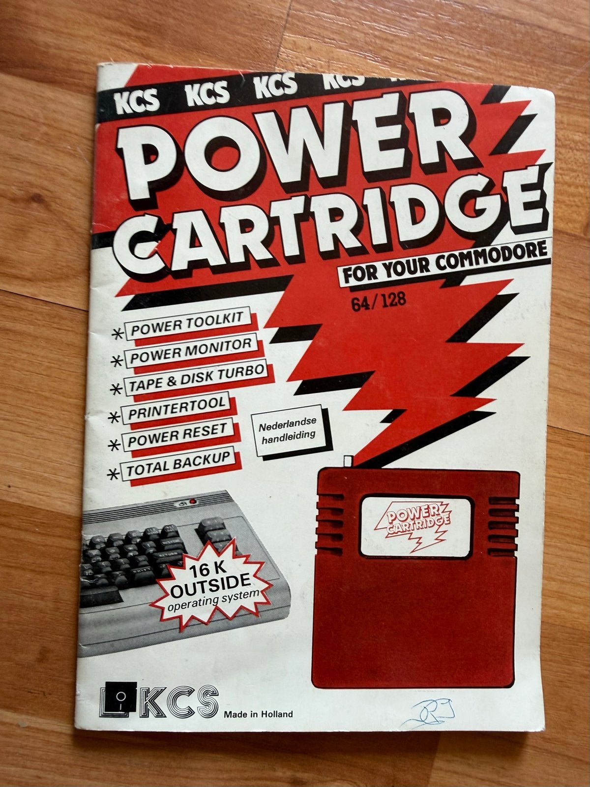 Nederlandse handleiding KCS Power Cartridge Commodore 64/128, Boeken, Ophalen, Gelezen, Niet van toepassing