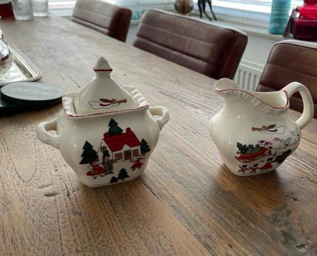 Mason’s christmas Village roomstel, Huis en Inrichting, Keuken | Servies, Overige typen, Ophalen of Verzenden, Zo goed als nieuw