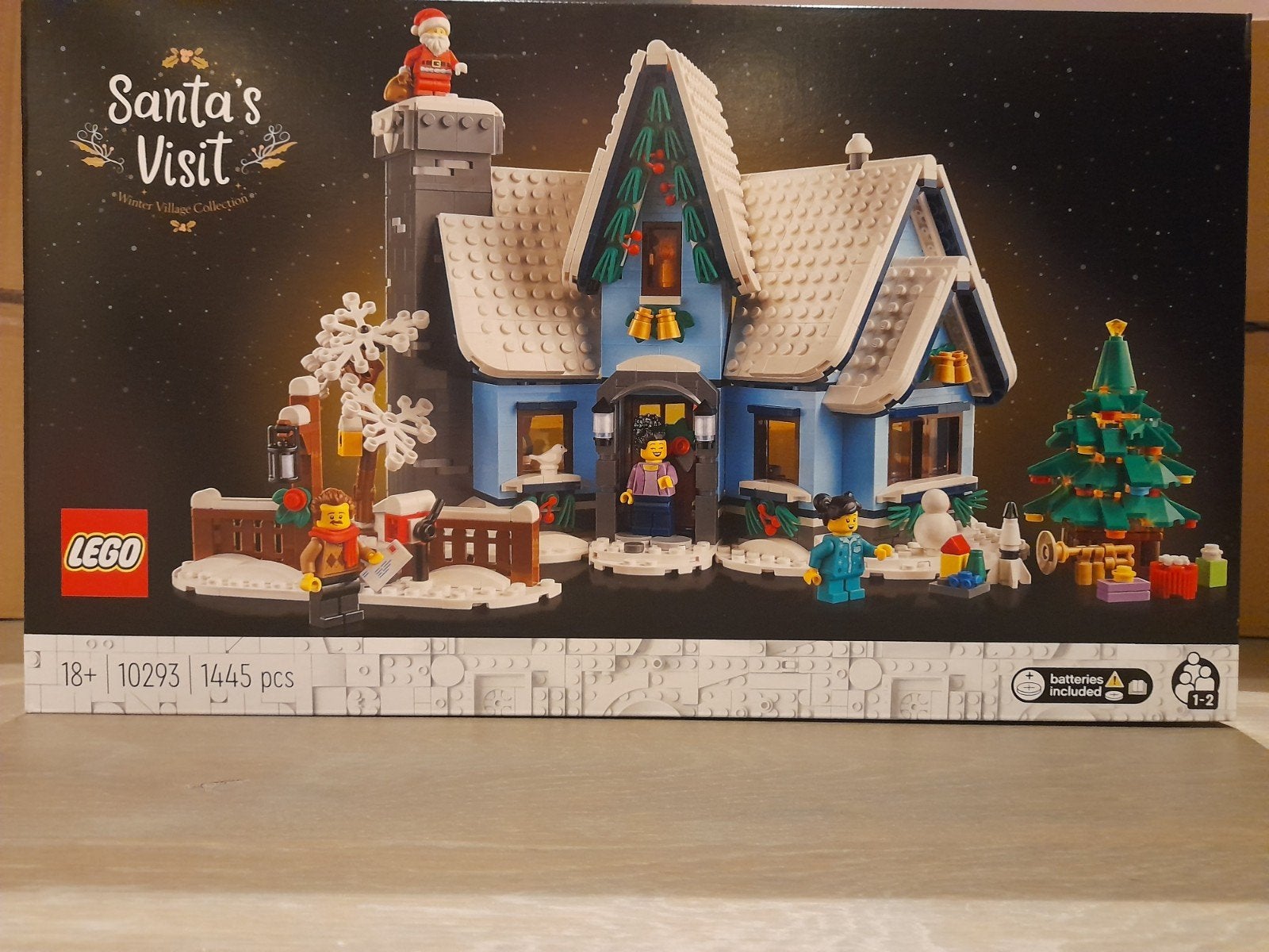 LEGO Santa's Visit 10293 Winter Village Collection, Inclusief minifiguren, Overige thema's, Lego, Nieuw