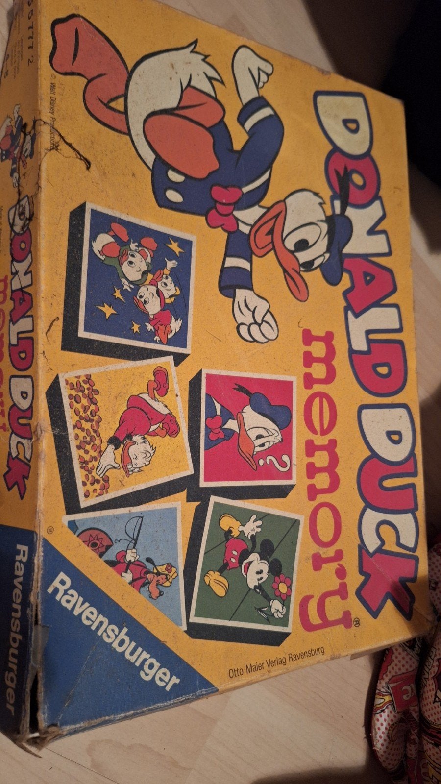 Donald Duck Memory - Ravensburger (Vintage), Hobby en Vrije tijd, Gezelschapsspellen | Overige, Gebruikt, Een of twee spelers