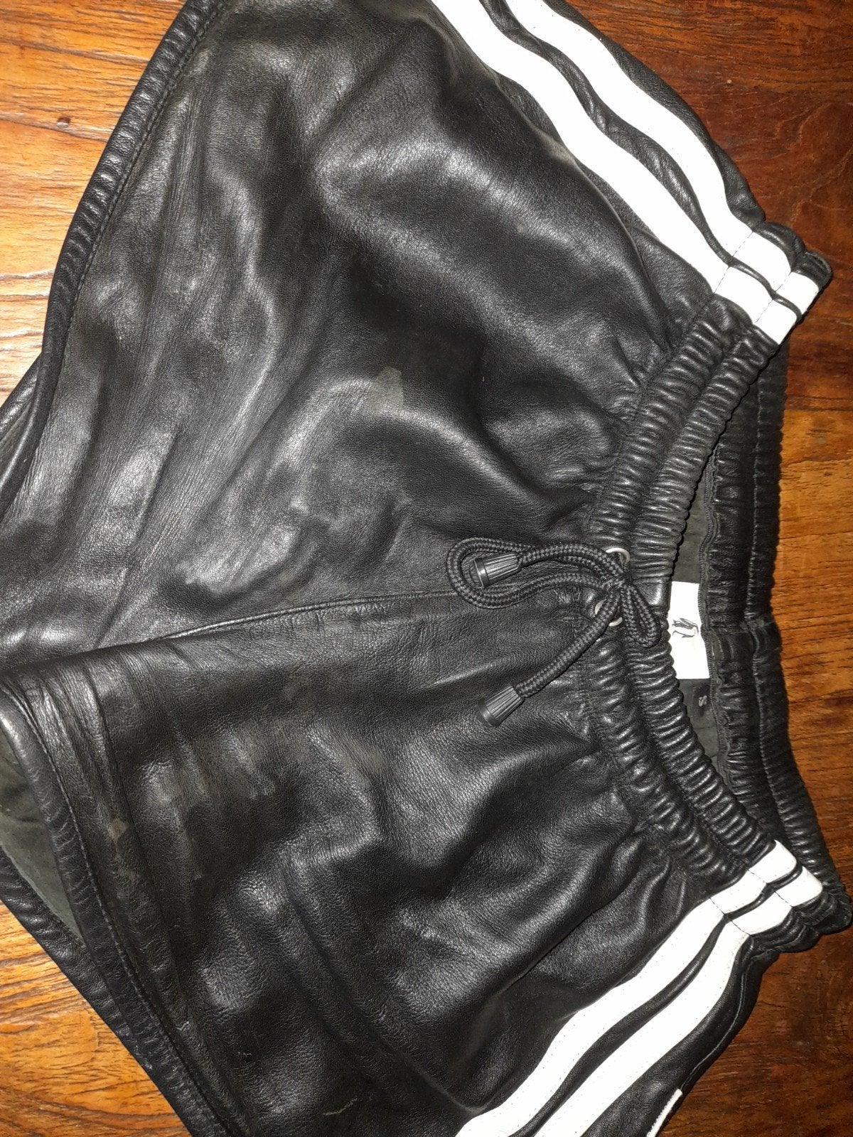kinky gay leren short, Kleding | Heren, Ophalen of Verzenden, Zwart, MR RIEGILLIO, Boxer