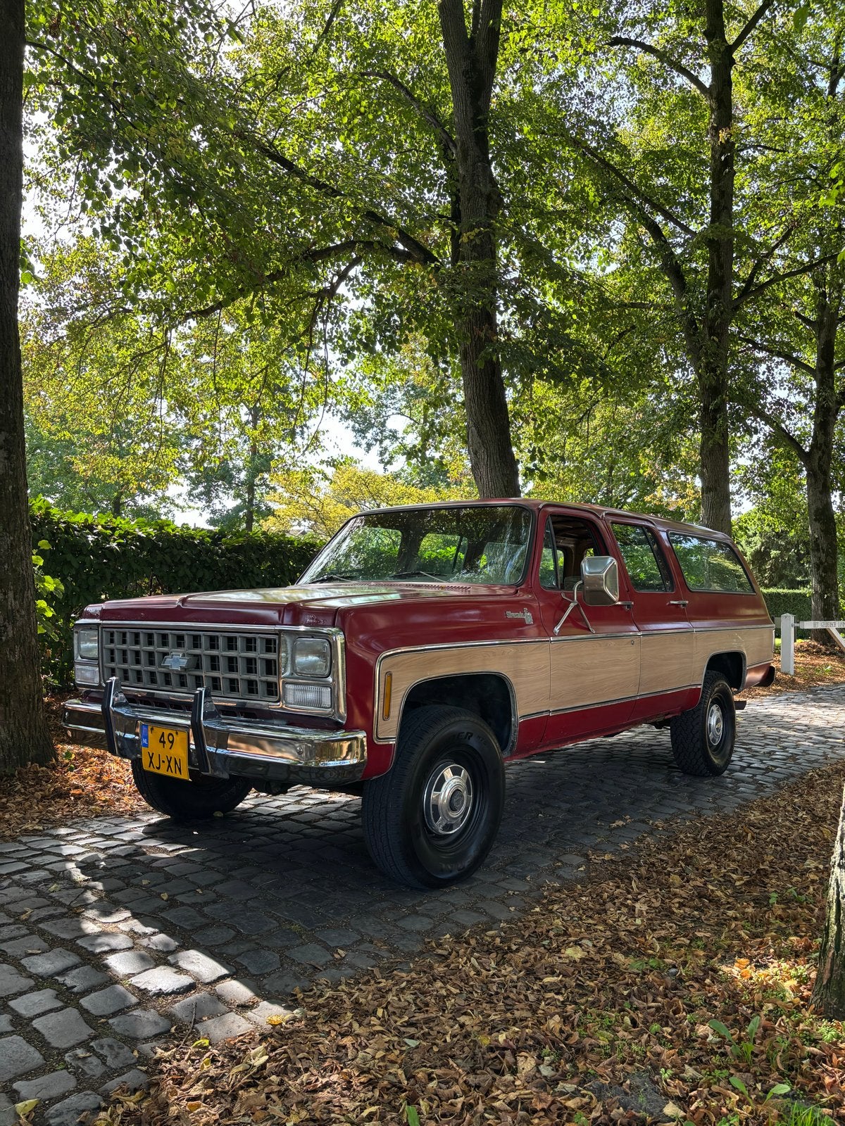 Chevrolet Suburban 6.6 Silverado 10 AUT 1980 Rood, Auto's, Automaat, 8 cilinders, 190 pk, 2000 kg
