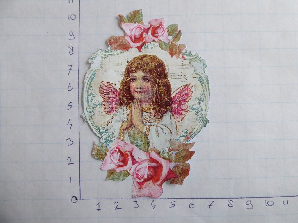 nr. 230 - uitgeknipte plaatjes, Hobby en Vrije tijd, Ophalen of Verzenden, Nieuw, Kerst, Knipvel