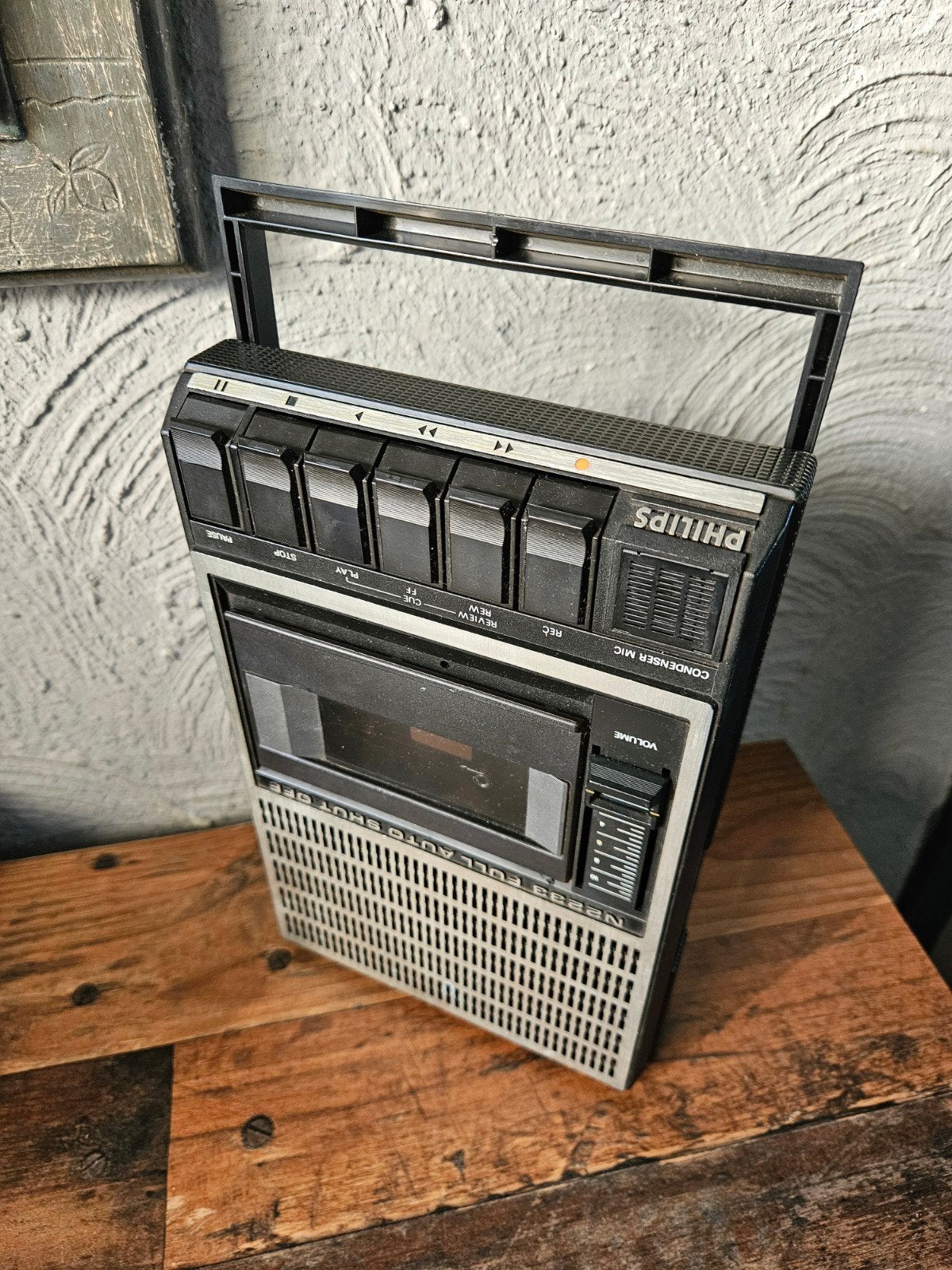 Philips N2233 Cassetterecorder - Vintage Draagbaar, Audio, Tv en Foto, Cassettedecks, Ophalen of Verzenden, Enkel, Philips